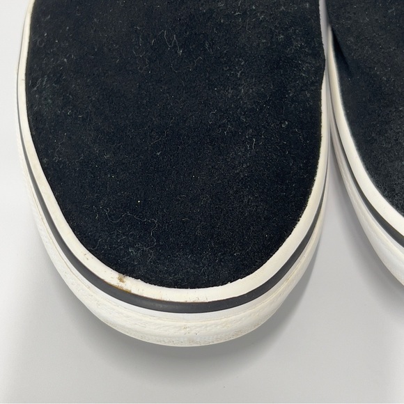 VANS black and Gray  Flames US 6 Juniors slip On Sneaker Shoe - Picture 9 of 14